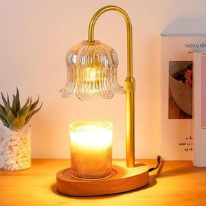Lampada Scaldacandele Elettrica con Timer, Dimmerabile, Altezza Regolabile, Luce Riscaldante Senza Fiamma per Fiori, con Calore per il Comfort - Product Image 1