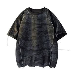 Camisetas de Hombre OEM Casuales, Holgadas, 100% Algodón, Transpirables, de Secado Rápido, Manga Corta, de Alta Calidad para Verano - Product Image 2