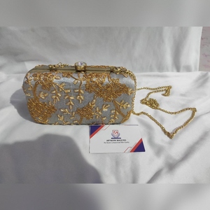Bolso de Mano Amarillo ARTWORK MAESTRO, Moderno, Hecho a Mano, con Tela Cosida, para Mujer, Accesorio de Moda, Bolsa de Almacenamiento - Product Image 4