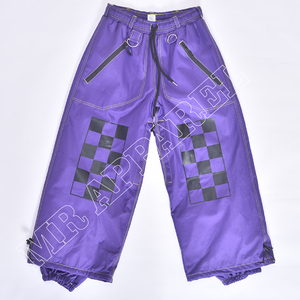 2024 hombres snowboard transpirable esquí nieve pantalones holgados pantalones de Snowboard de gran tamaño personalizados impermeables pantalones cálidos para Unisex - Product Image 1