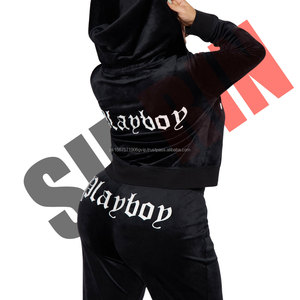 Conjuntos de Ropa Deportiva para Mujer, de Dos Piezas, con Bordado, de Forro Polar, para Invierno, Venta al Por Mayor con MOQ Bajo - Product Image 4