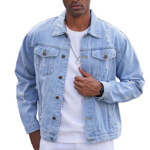 Chaqueta de Mezclilla para Hombre, Estilo Vintage, Corte Ajustado Moderno, 100% Algodón, Marca Shakehand International, Chaqueta de Invierno para Uso Diario, Superventas - Product Image 1