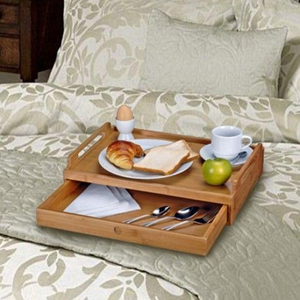 Natural Unpolished Wooden Tray in Classic Shape for Food Display <b>Tea</b> Sets or Gift <b>Hampers</b> - Product Image 5