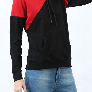 Sweat à capuche minimaliste uni pour femme avec poignets côtelés et poche kangourou – Marque privée, prix de gros - Product Image 5