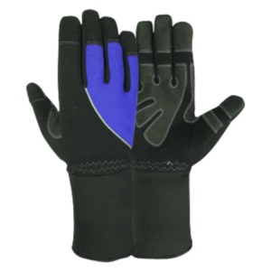 Guantes Tácticos de Cuero, Completos, Marrón y Negro, Antideslizantes, Protección para Hombre para Actividades al Aire Libre - Product Image 2