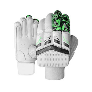Guantes ligeros de cricket con protección acolchada en la palma para bateo competitivo y guantes profesionales de cricket para equipos. - Product Image 3
