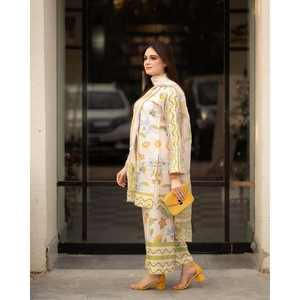 Ensemble coordonné pour femmes de soirée, imprimé numérique, élégant et tendance - Product Image 3