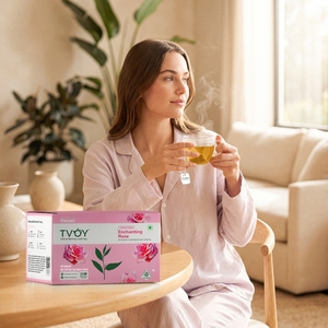 ชาเขียวทีวอย พรีเมี่ยม อัสสัม โรส กลิ่นหอมเย้ายวน ชนิดซองชา 1.8 กรัม x 20 ซอง ชาบริสุทธิ์ 100% ไม่มีสารเติมแต่งหรือสารกันบูด ชาเพื่อสุขภาพ - Product Image 3