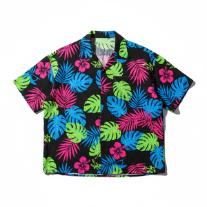 Camisetas Hawaianas Personalizadas de Verano, Camisa Hawaiana para Hombre, Chemise Hawaienne Aloha Beach, Camisa Casual Tropical para Hombre - Product Image 1