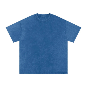 Camiseta Oversize para Hombre, Personalizada, Lavado Ácido, Tejido Grueso GSM, para Uso Casual y Urbano, Material de Algodón - Product Image 1