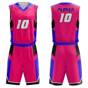 Venta al por mayor de poliéster sublimado de alta calidad de secado rápido transpirable uniforme de baloncesto de alta calidad bordado logotipos del equipo - Product Image 5