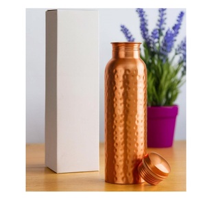 Premium Pure <b>Copper</b> Water <b>Bottle</b> Ayurvedic <b>Copper</b> <b>Bottle</b> For Everyday Use Reusable Durable Stylish <b>Bottle</b> For Men Women Travel - Product Image 4