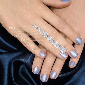 Diamante Sintético Color F de 1.00-3.00 Quilates, Corte Radiante, Cultivado en Laboratorio, Certificado IGI, Gema Suelta para Joyería Fina, KESARI - Product Image 2