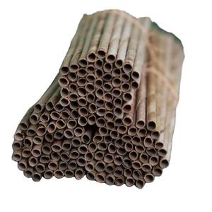 100% pailles jetables biodégradables paume naturelle diamètre 5mm pour toutes les boissons événements voyage mariages café boutiques café shakes - Product Image 1