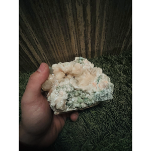 High Quality Natural Yellow Stilbite on Heulandite with Apophyllite <b>Crystal</b> <b>Cluster</b> for Feng Shui Decor and Bulk Export - Product Image 3