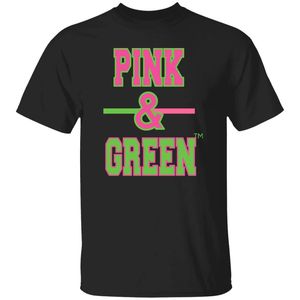 Camiseta Negra Personalizada para Mujer con Bordado Rosa y Verde, Manga Corta, Cuello Redondo, Estilo Casual, Top de Moda, Ropa Urbana de Verano para Uso Diario - Product Image 1