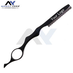 Rasoir professionnel en acier inoxydable pour coiffure, effilage, texturisation et coupe, idéal pour salon et usage domestique, type rasoir à plumes - Product Image 4