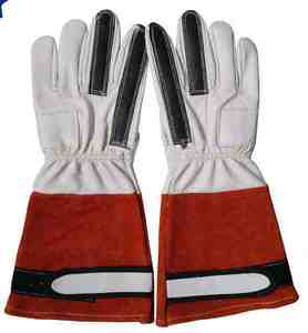 Guantes de Cuero para Bomberos, Resistentes al Fuego, para Rescate y Trabajo, con Correa Reflectante - Product Image 6