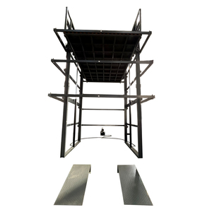 New thủy lực 500kg Tải Công suất đường sắt Lift xe thang máy hàng hóa đoạn đường nối với 1 năm bảo hành cho nhà hàng máy móc cửa hàng sửa chữa - Product Image 3