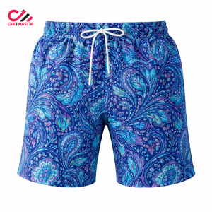 Shorts de Baño Casuales de Verano para Hombre, Cintura Elástica, 100% Poliéster con Malla, Shorts de Playa con Cordón de Nylon, Shorts Deportivos para Correr - Product Image 5
