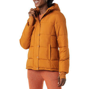 New Arrival Women Breathable Knitted Canvas Puffer <b>Jacket</b> Autumn Printed High Quality Polyester Filled Quilted <b>Winter</b> Coat - Product Image 3