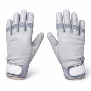 Best Quality New Latest Design Professional Baseball Batting Gloves Cowhide Leather <b>Hook</b> Loop Closure Comfortable Durable - Product Image 5