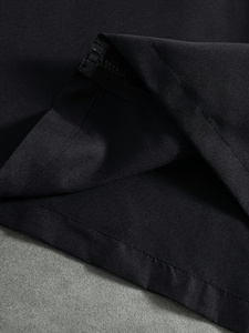 T-shirts pour hommes amples et décontractés à manches courtes en coton épais côtelé style urbain vente en gros personnalisée - Product Image 5