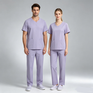 Breathable Stretch Medical <b>Scrubs</b> Nursing <b>Scrub</b> <b>Sets</b> <b>Scrub</b> comfort Medical and Jacket Oem Manufacturer Medical Clinic <b>Scrub</b> - Product Image 4