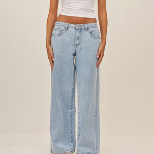 Vente Flash : Jeans pour femmes fabriqués en usine, de qualité supérieure, style plat devant, disponibles en gros pour la saison hivernale - Product Image 1