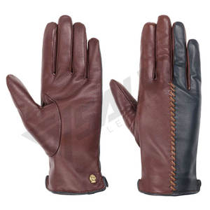 Guantes de Cuero para Hombre, Estilo Sencillo, Precio Económico, Servicio OEM de la Mejor Edición, Según Demanda del Cliente - Product Image 1
