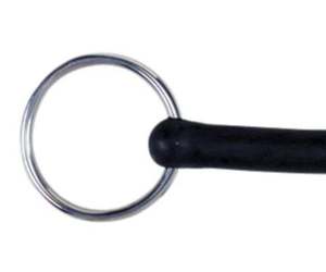 Bocado de Anillo Suelto para Caballo de Acero Inoxidable y Goma |   Bocado de Brida Suave para Entrenamiento y Montar a Caballo - Product Image 5