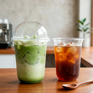 Transparent Disposable PP <b>Cup</b> For Beverage 16/22oz With 95mm Lid Round Shape For <b>Cold</b> Drinks - Product Image 1