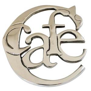 Trivets de Aluminio CAFE con Acabado Plateado, Resistentes al Calor, para Mantener la Mesa Limpia, Soporte para Ollas Calientes, para Uso en el Hogar y Restaurantes - Product Image 1