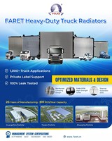 مبرد هواء للشاحنات الثقيلة لسيارات فولفو FH12 FM12 FM7 FM9 D11A D9B 1998-2005 OEM 1665242 1676631 8112564 85000766 20758816