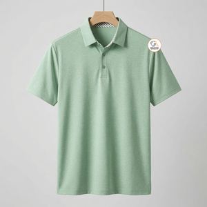 Chemises pour hommes décontractées à manches courtes, coupe ajustée, en coton 100% tricoté, imprimées numériquement et brodées, de haute qualité, confortables et à prix bas - Product Image 6