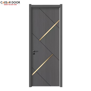 Customized Finished Waterproof Soundproof MDF Plywood Prehung <b>Interior</b> <b>Door</b> for Villa and School Use Modern Wood Push Pull <b>Doors</b> - Product Image 3