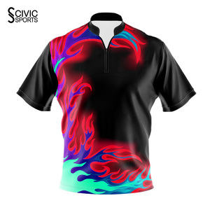 <b>Bowling</b> Polo Shirts Wholesale Custom Logo Short Sleeve Teamwear Jerseys For Men Women <b>Bowling</b> Club Uniforms - Product Image 1