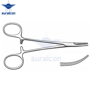 Pinza Hemostática Quirúrgica Halsted-Mosquito Artery de 12.5 cm / 5 Pulgadas, Curva, de Acero Inoxidable Premium - Product Image 2