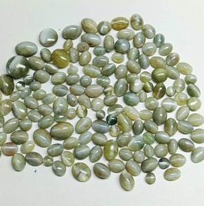 Natural <b>Cat</b> Eye Cabochon Loose Stones for Jewelry Making Low MOQ Bulk Chrysoberyl <b>Cat</b>’s Eye Gemstone Mixed Size Polished Stone, - Product Image 1