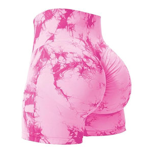 Shorts de yoga taille haute sans coutures effet ventre plat pour l'entraînement, la gym, le cyclisme, la course, le fitness et la détente - Product Image 6