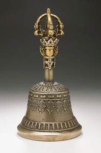 Cloche Dorje Bouddhiste Tibétaine en Bronze Métallique Faite à la Main – Ensemble Ghanta et Vajra à Résonance Longue pour la Méditation et les Rituels - Product Image 3