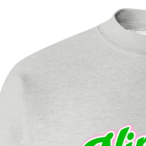 Sweat-shirt à col rond gris avec motif 'Nineteen Oh Eight', manches longues, poignets côtelés, décontracté, en polaire pour femme, style streetwear - Product Image 5