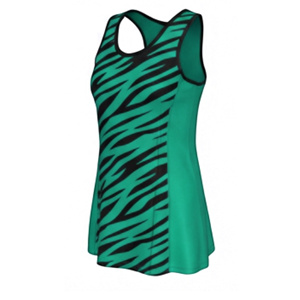Tenue de netball sublimée pour l'entraînement et les matchs |   Uniforme de netball par sublimation avec logo, nom et numéro de l'équipe |   Polyester respirant - Product Image 3