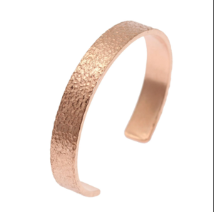 Bracelet magnétique en cuivre massif, design flamme incurvée, style tribal minimaliste, bijou en métal tendance, design exquis - Product Image 3