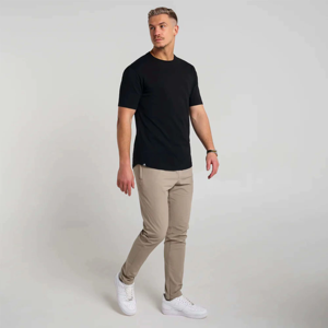 T-shirt pour homme de qualité supérieure à séchage rapide, prix de gros, 100% coton, personnalisable, col rond, streetwear, surdimensionné - Product Image 6