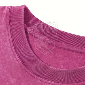 <span class=keywords><strong>T</strong></span>-Shirt da Uomo Plus Size con Effetto Acid Wash a Prezzo Ragionevole, Design Personalizzato con Logo - Product Image 6