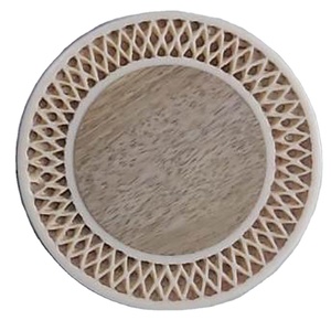 Tapis de caboteur en bois traditionnel écologique de haute qualité accessoires de décoration de Table exclusivement conçu cuisine en vrac emballé - Product Image 1