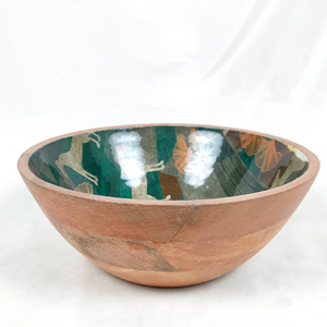 ชามไม้ทรงกลม ชามไม้ธรรมชาติสำหรับวางบนโต๊ะ อุปกรณ์ครัว ของตกแต่งบ้าน ชามไม้ใช้แล้ว ฟรี - Product Image 1