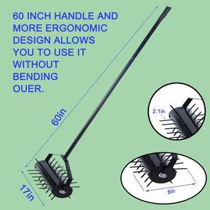 Aeratore Manuale per Prato da 58 Pollici con Manico, Strumento Domestico per Giardini e Cortili - Product Image 6