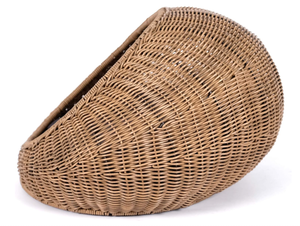 Artex Hai Nam Handwoven Eco-Friendly Soft Rattan <b>Portable</b> Pet <b>Bed</b> for Dogs/Cats/Rabbits Removable Washable Cushion All Seasons - Product Image 3
